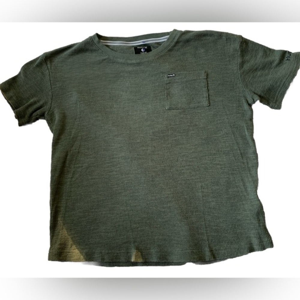 Hurley Women’s Thermal Army Green T-Shirt